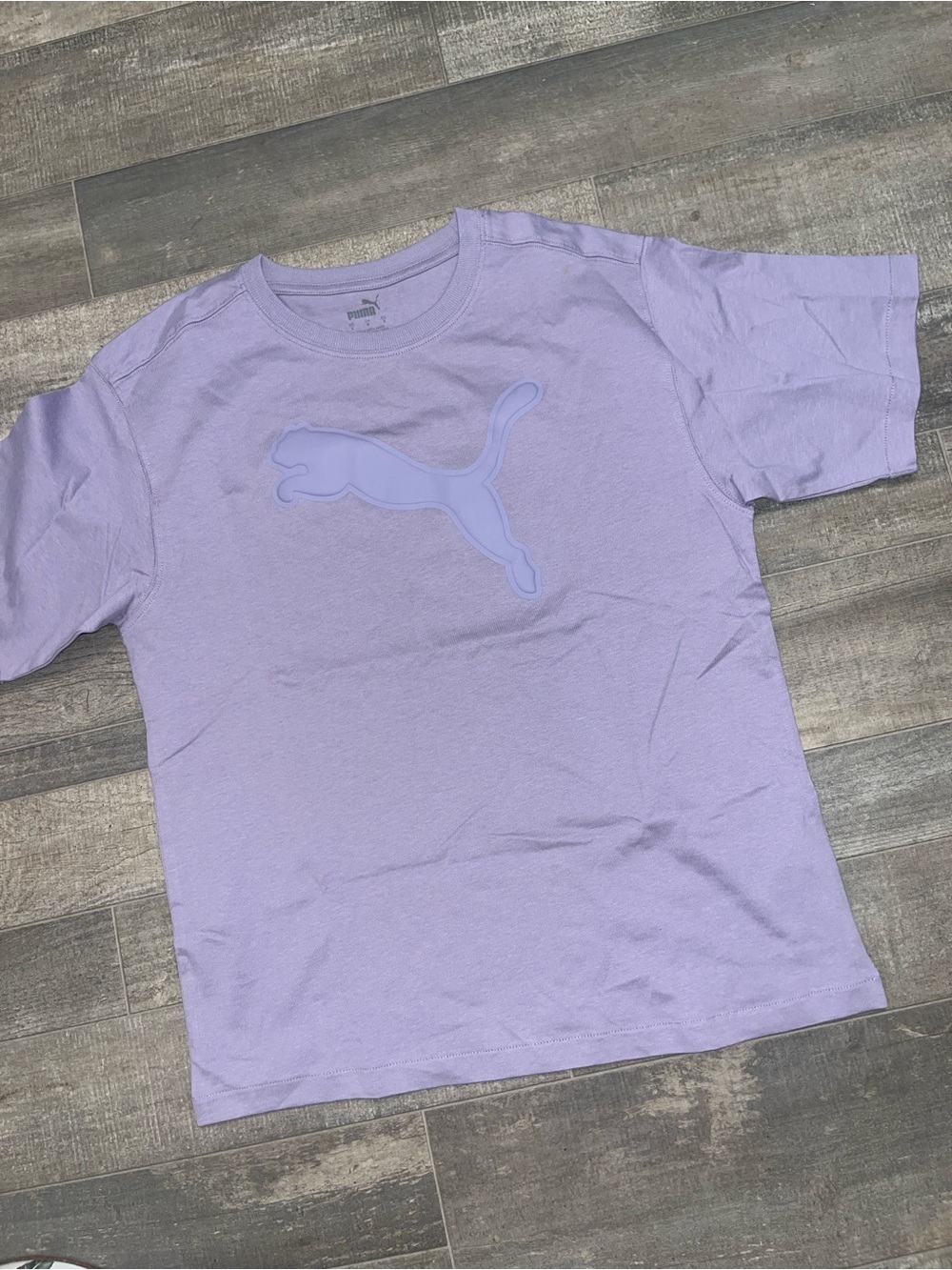 PUMA Lavender Logo Tee